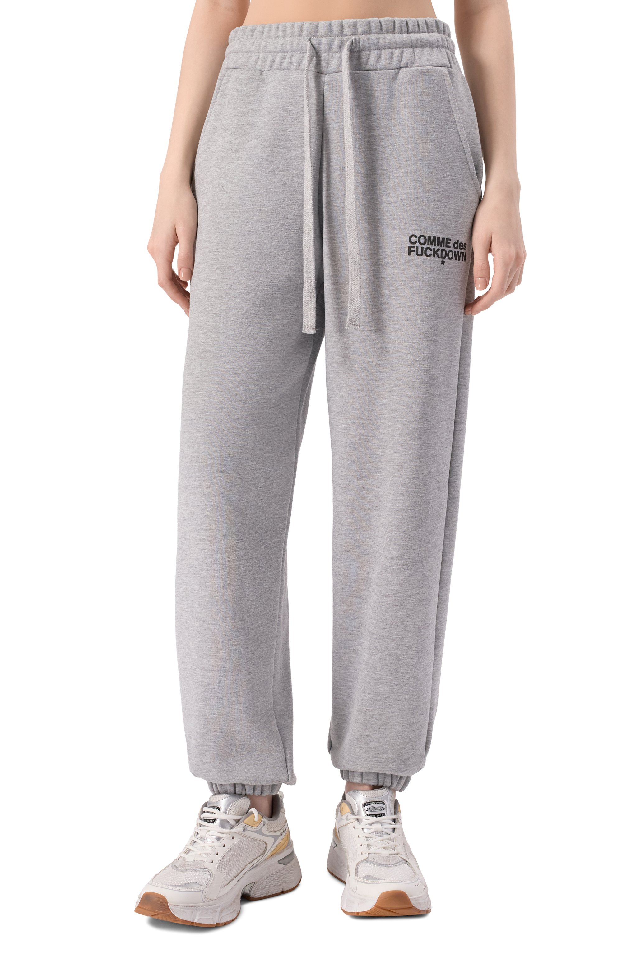Хлопковые джоггеры COMME DES FUCKDOWN, арт. CFABW01357, фото 3
