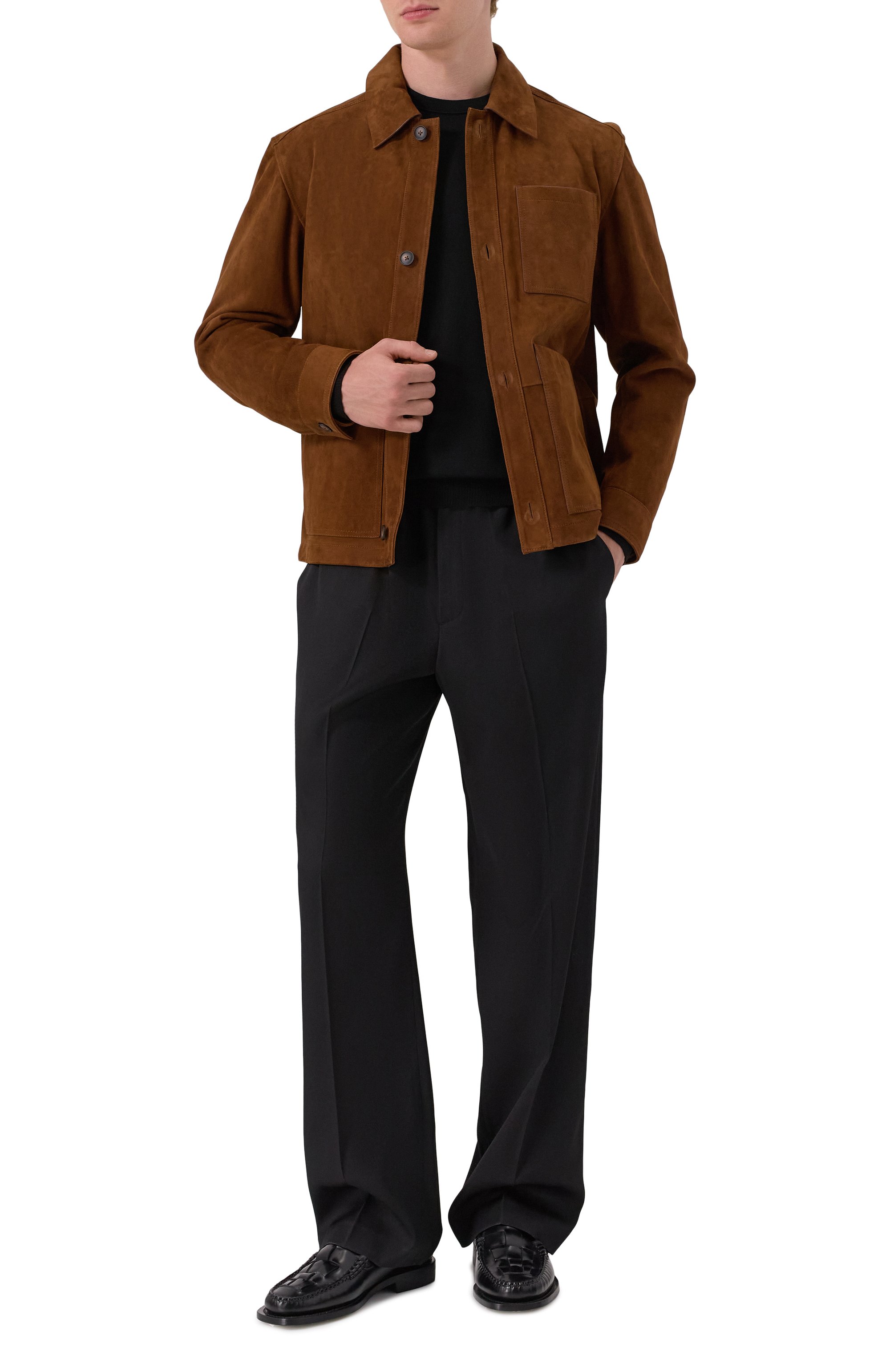 Замшевая куртка BOSS, арт. 50543204, фото 2