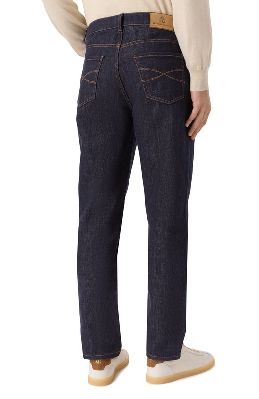 Джинсы Traditional Fit Brunello Cucinelli M233PD3210 Синий  M233PD3210 Фото 4