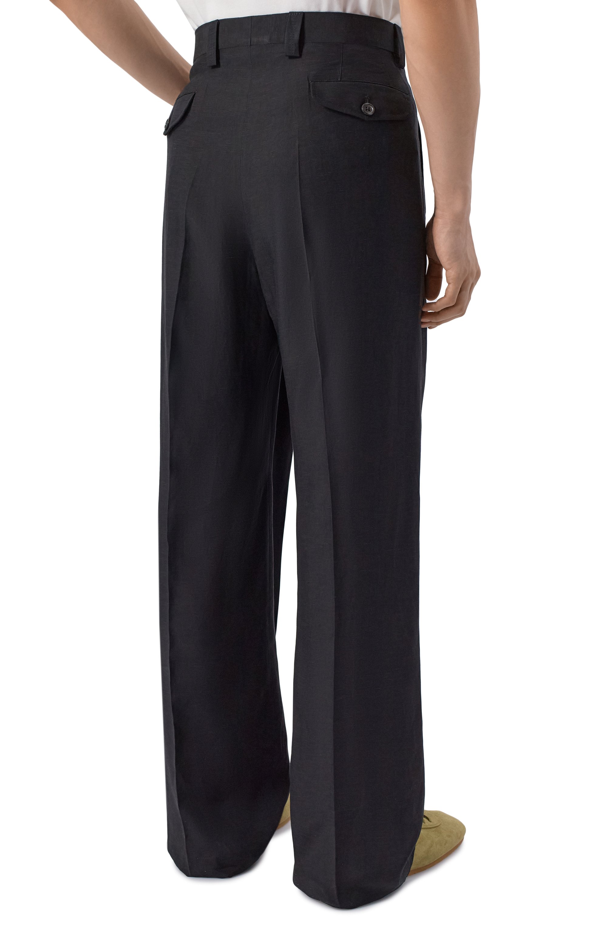 Брюки из вискозы и льна LANEUS, арт. S6LAMAPA085, фото 4