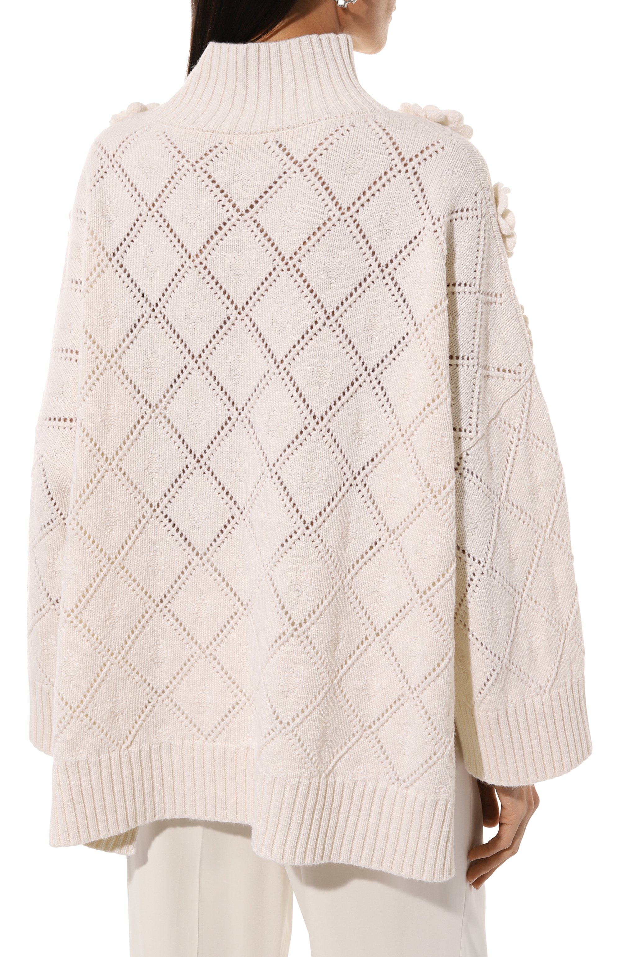 Свитер из шерсти и кашемира ELIE SAAB, арт. T0128, фото 4