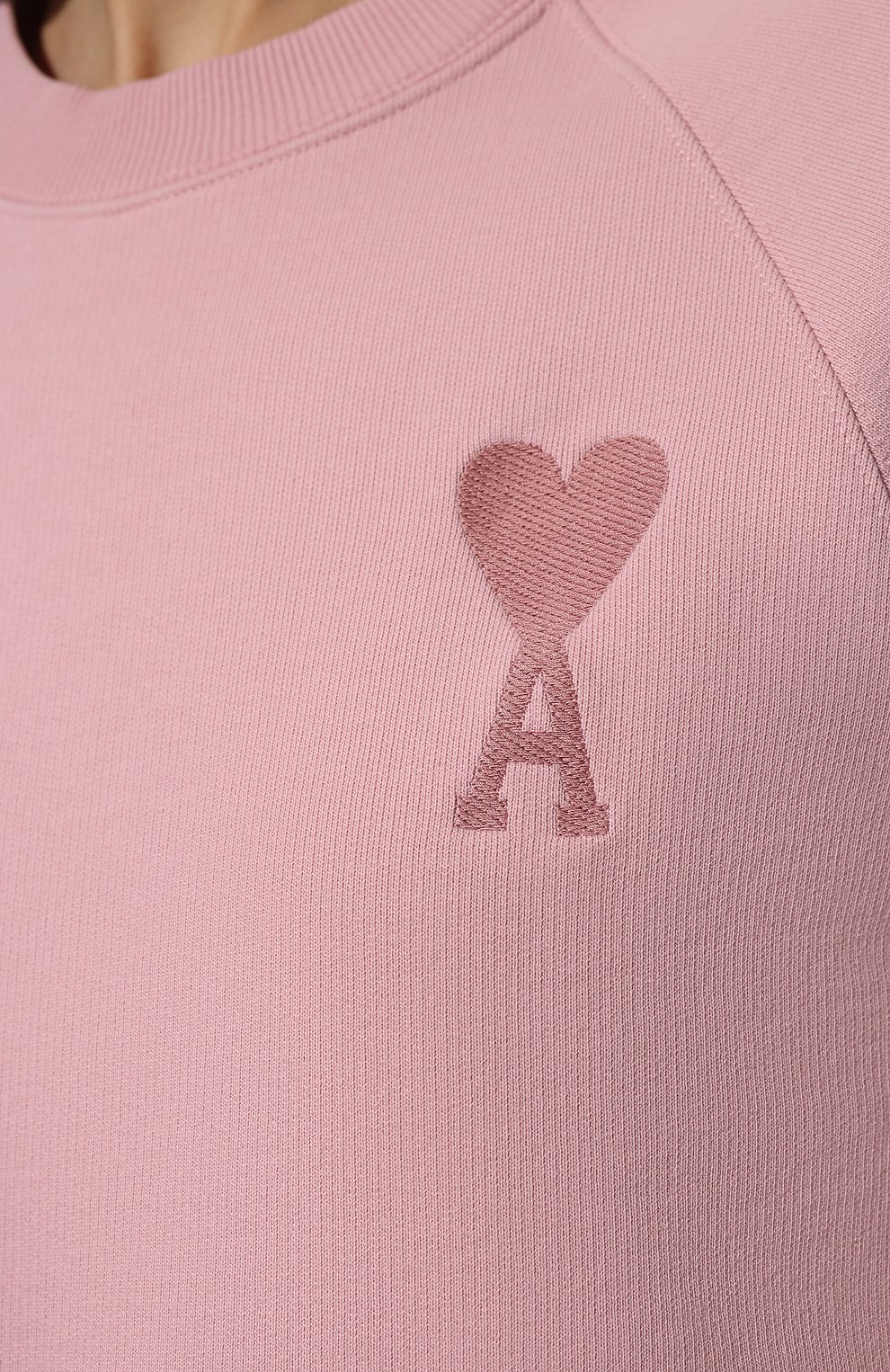 Хлопковый свитшот AMI, арт. USW002.747, фото 5