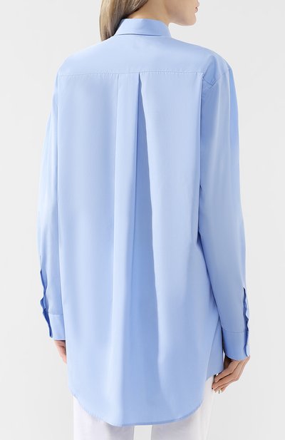 Хлопковая рубашка DSQUARED2 голубого цвета по цене 39200 руб., арт. S75DL0611/S36275, фото 4 Хлопковая рубашка DSQUARED2, арт. S75DL0611/S36275, фото 4