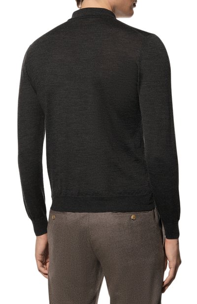 Поло из шерсти и шелка GRAN SASSO, арт. 57137/13190, фото 4