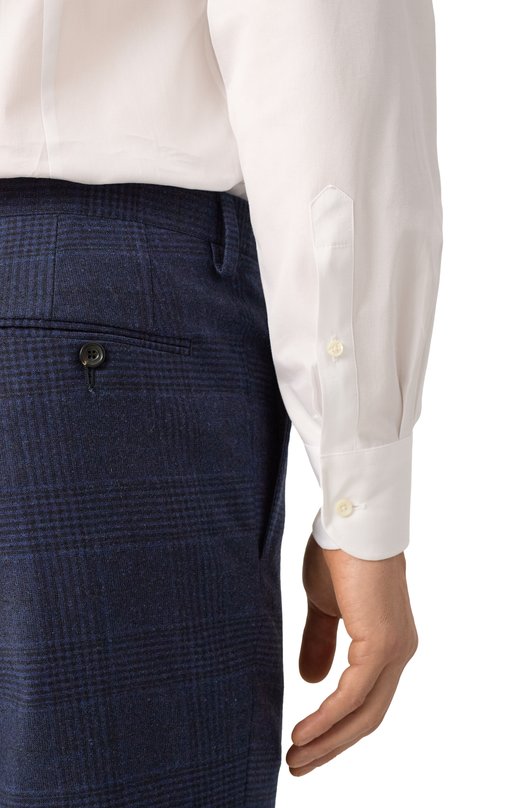 Хлопковая сорочка Corneliani 25P100-2511625 Белый  25P100-2511625 Фото 5