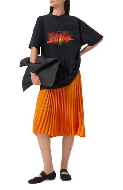 Плиссированная юбка MM6, арт. S52MA0196/S43455, фото 2