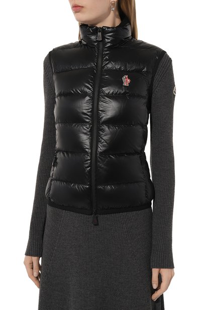 Пуховый жилет MONCLER GRENOBLE черного цвета по цене 94550 руб., арт. 8G000-17-809HJ, фото 3 Пуховый жилет MONCLER GRENOBLE, арт. 8G000-17-809HJ, фото 3