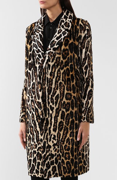 Шуба с принтом SAINT LAURENT, арт. 587265/Y7PI2, фото 3