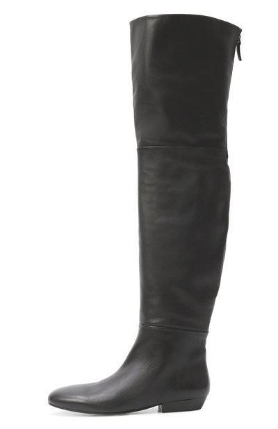 Кожаные ботфорты miniblocco MARSELL, арт. MW8641/P010, фото 4