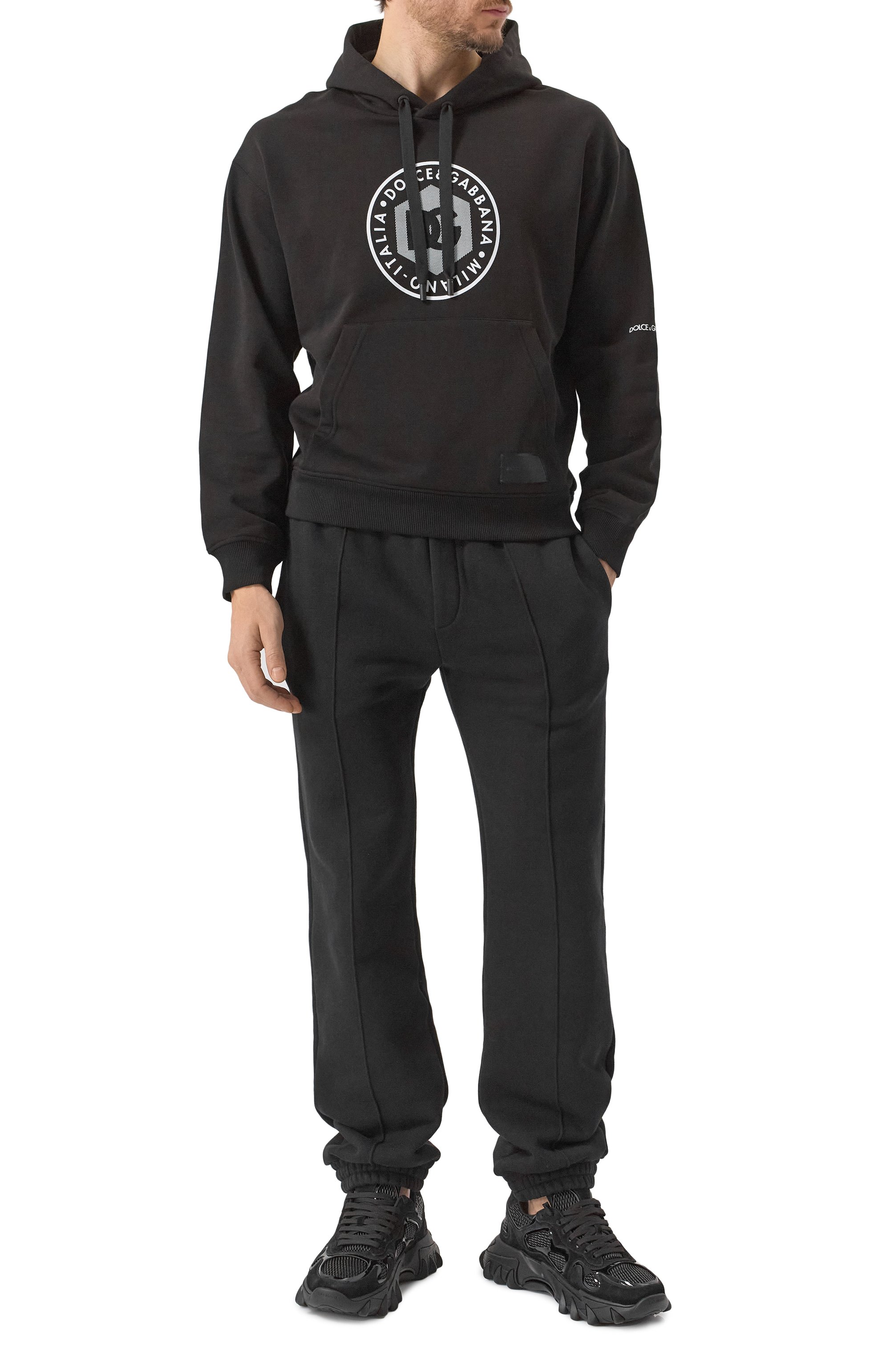 Хлопковые джоггеры VALENTINO, арт. 6V3MD04YARH, фото 2