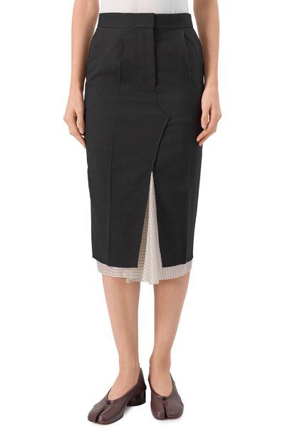 Шерстяная юбка MARNI, арт. G0MA0767U0/TW839, фото 3