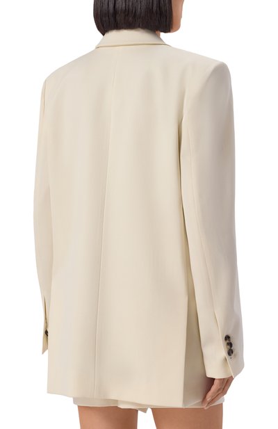 Шерстяной жакет LOUVE кремового цвета по цене 240000 руб., арт. 25-03-06-01-10-04-06, фото 4 Шерстяной жакет LOUVE, арт. 25-03-06-01-10-04-06, фото 4