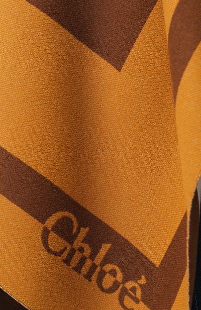 Шерстяное пончо CHLOÉ бежевого цвета по цене 255500 руб., арт. CHC20SMA84170, фото 5 Шерстяное пончо CHLOÉ, арт. CHC20SMA84170, фото 5