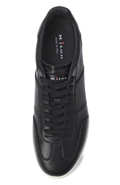 Кожаные кеды KITON, арт. USSA396N01380, фото 5