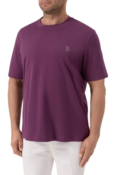 Хлопковая футболка BRUNELLO CUCINELLI, арт. M0B138440W, фото 3