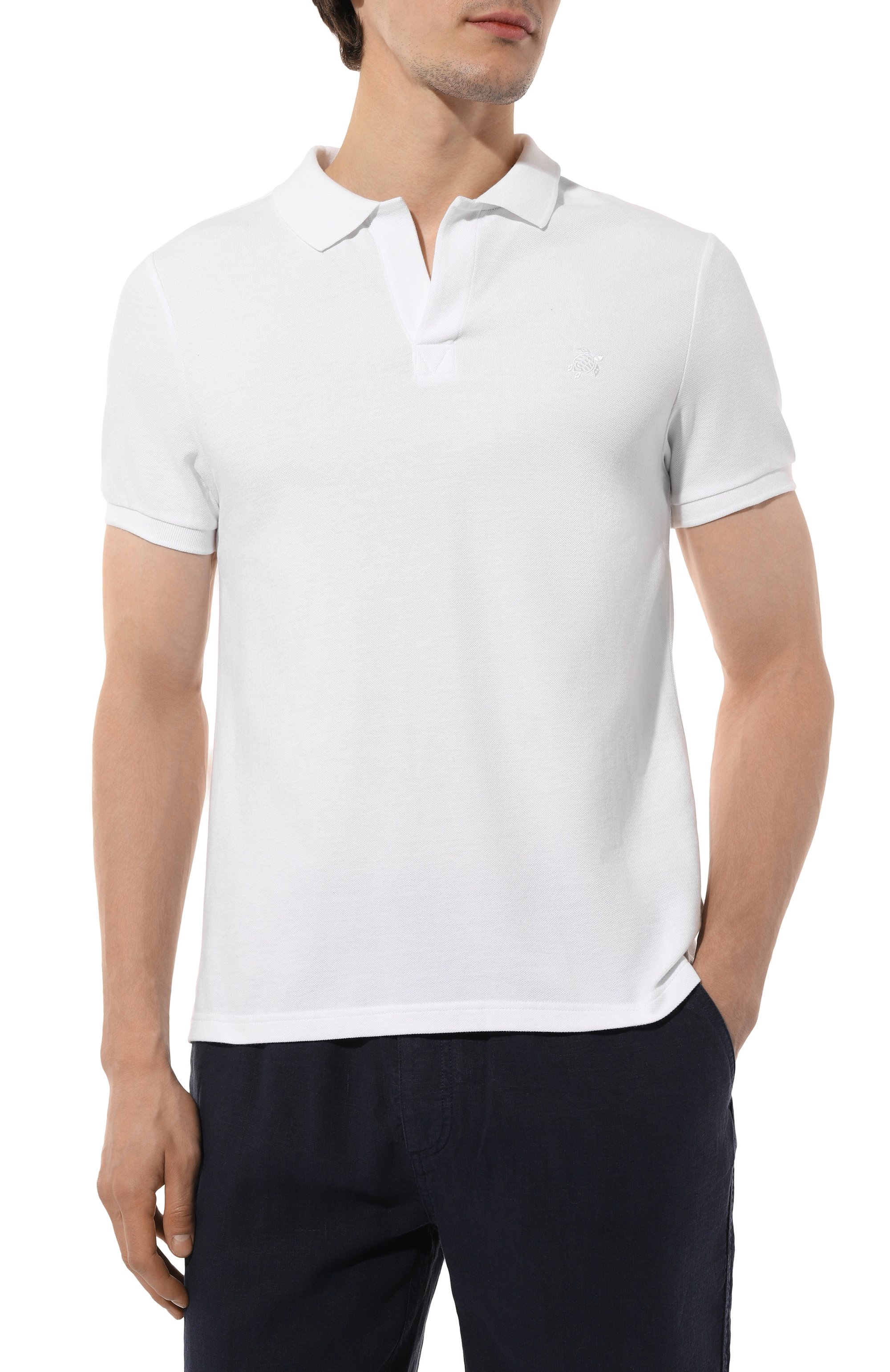 Хлопковое поло VILEBREQUIN, арт. PALATIN/H2N00, фото 3