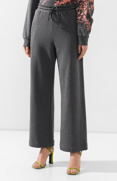 Хлопковые брюки DRIES VAN NOTEN серого цвета по цене 21100 руб., арт. 192-11163-8621, фото 3 Хлопковые брюки DRIES VAN NOTEN, арт. 192-11163-8621, фото 3
