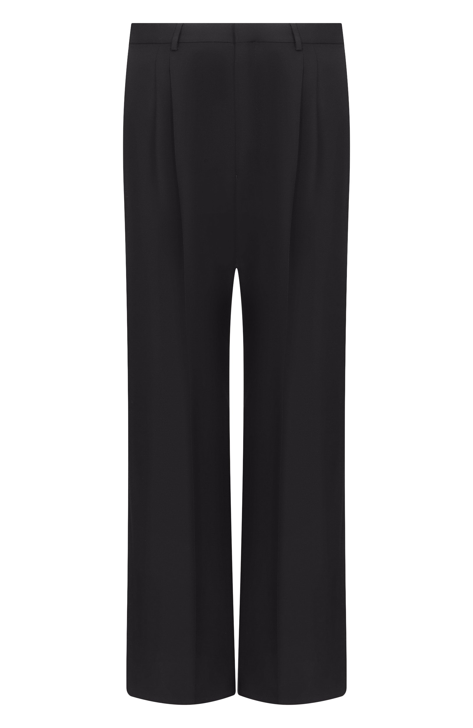Шерстяные брюки DRIES VAN NOTEN черного цвета по цене 121000 руб., арт. 262-020900/4265, фото 1 Шерстяные брюки DRIES VAN NOTEN, арт. 262-020900/4265, фото 1