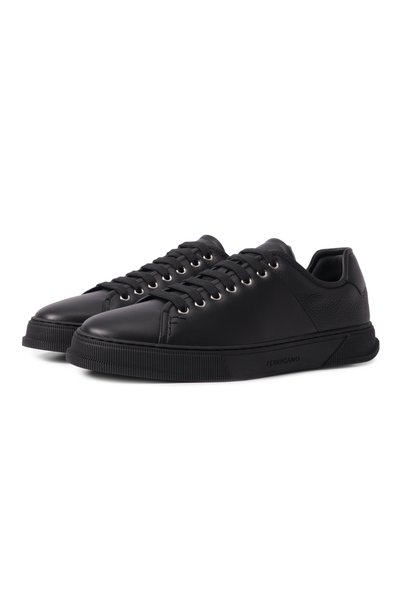 Мужские кожаные кеды cube FERRAGAMO, арт. 026363/772429_001