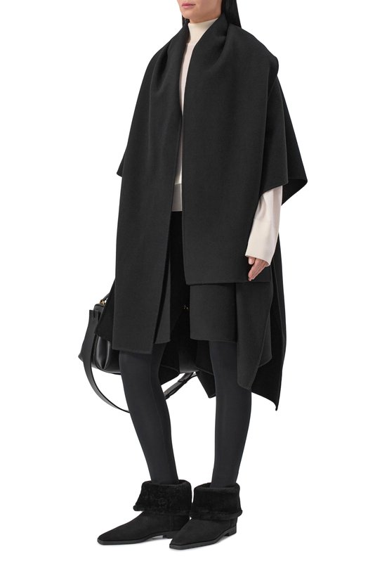 Замшевые ботильоны TOTEME 254-WAS0255-LE0116 Чёрный  254-WAS0255-LE0116 Фото 3