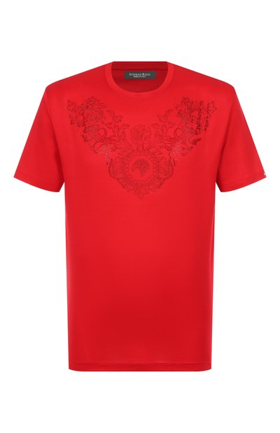 Мужская хлопковая футболка STEFANO RICCI, арт. MNH4N00P50/TE0001