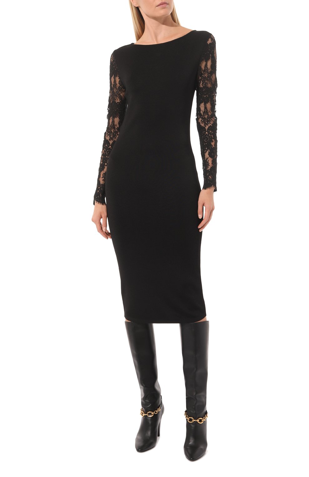 Платье из вискозы GUCCI, арт. 681142 XKB1H, фото 3