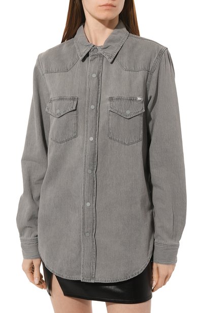 Джинсовая рубашка AG ADRIANO GOLDSCHMIED, арт. BIGB71216, фото 3