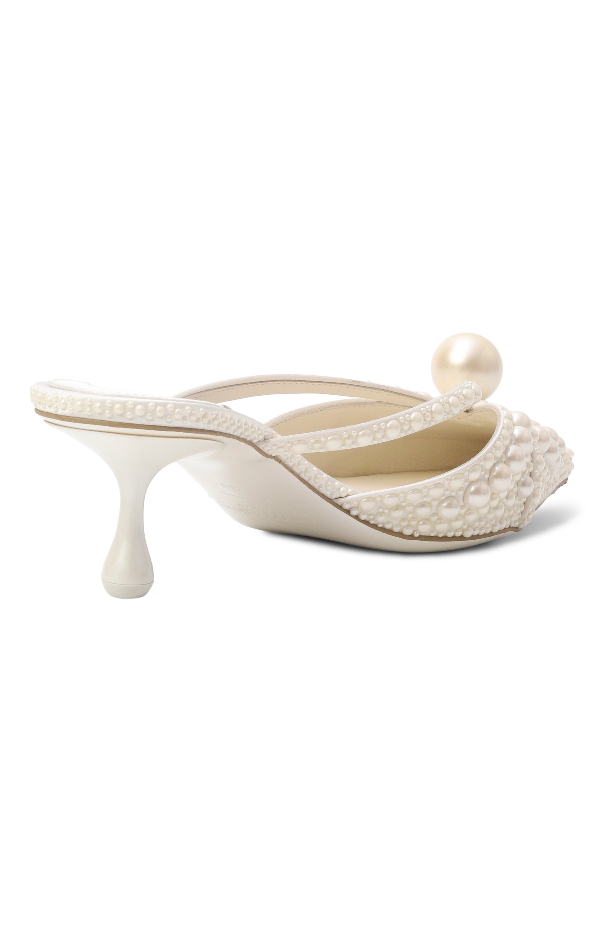 Текстильные мюли sana 50 JIMMY CHOO, арт. SANAMULE50W0Z, фото 5