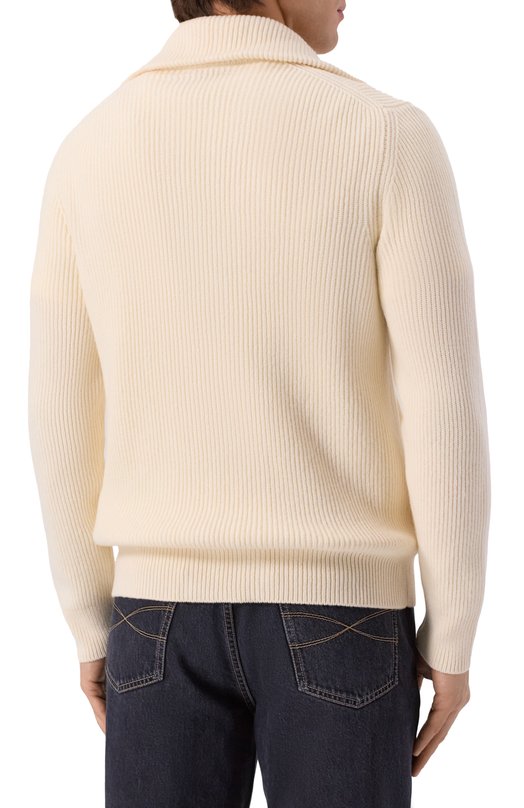 Шерстяной кардиган Gran Sasso 23112/25075 Кремовый  23112/25075 Фото 4