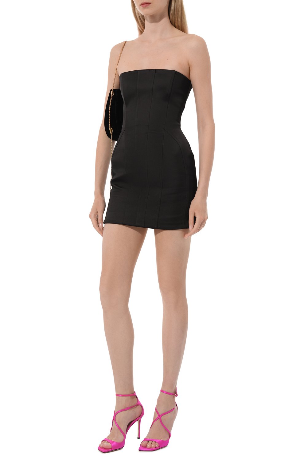 Текстильные босоножки azia 95 JIMMY CHOO, арт. AZIA 95/SAT, фото 2