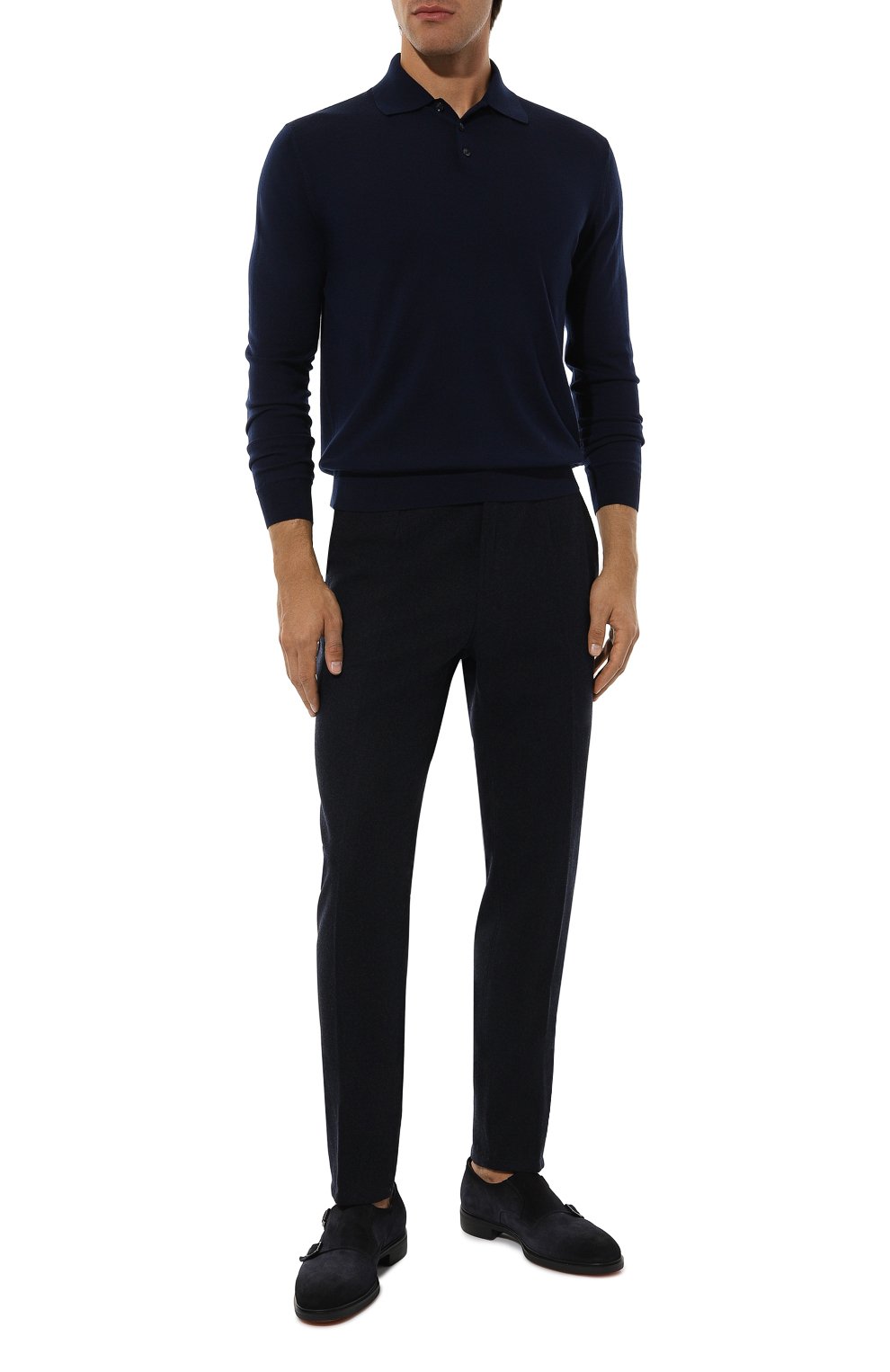 Замшевые монки easy on SANTONI синего цвета по цене 93150 руб., арт. MGEG18949NEAXGEX, фото 2 Замшевые монки easy on SANTONI, арт. MGEG18949NEAXGEX, фото 2