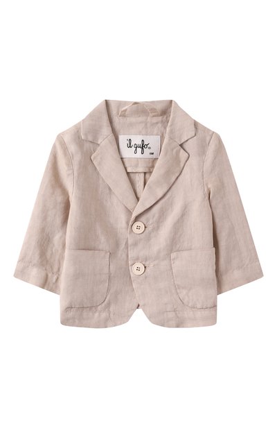 Льняной пиджак IL GUFO, арт. P25GB043L6009/3M-9M