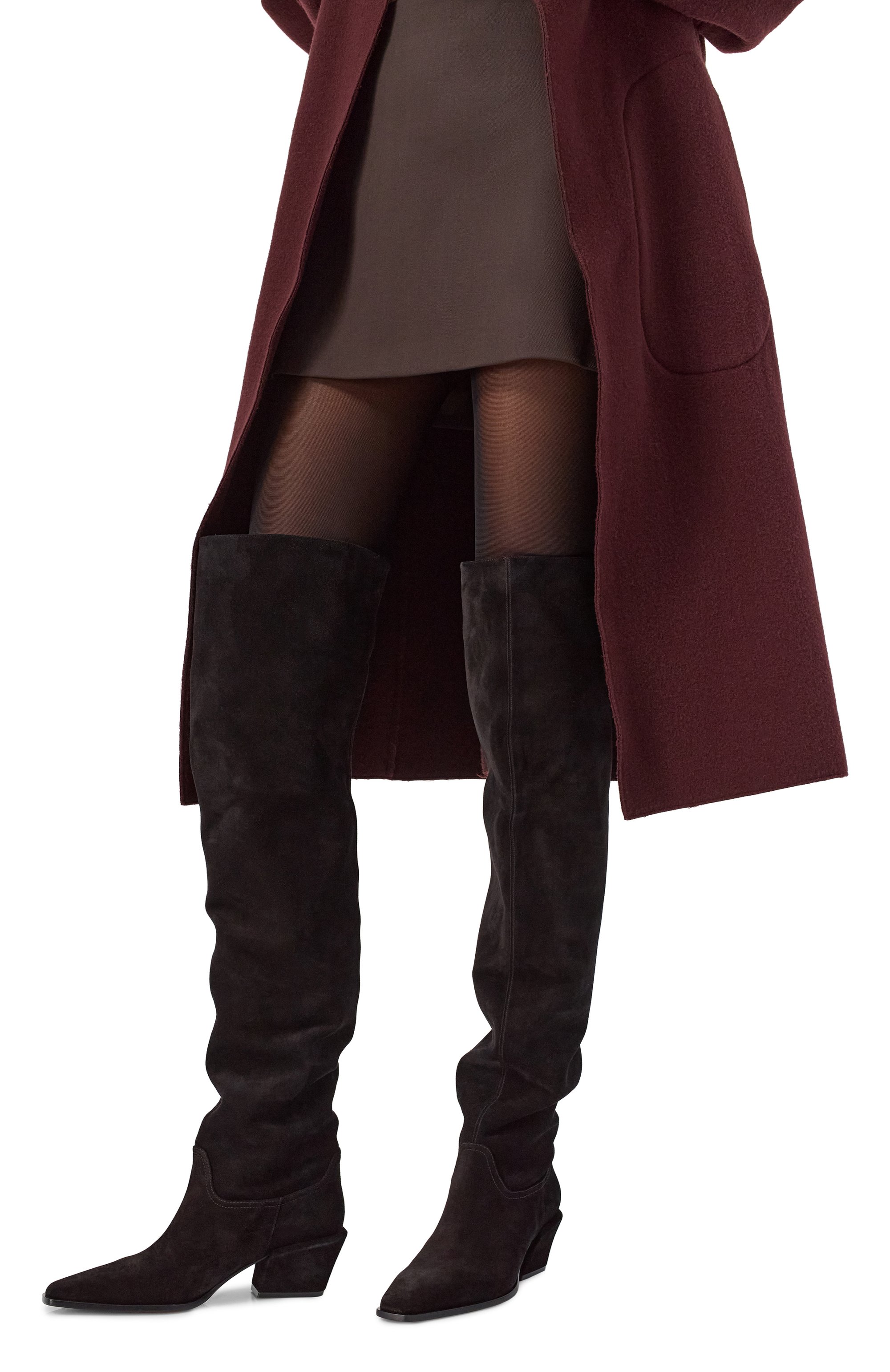 Замшевые ботфорты bettina 50 PARIS TEXAS, арт. PX1703/XV003, фото 3