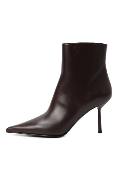 Кожаные ботильоны bella 80 LE SILLA, арт. 4217C080BMPPNEM, фото 4