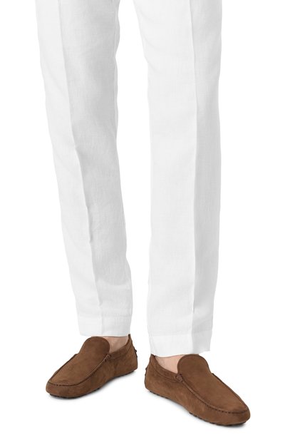 Мокасины gommino из нубука TOD’S, арт. XXM64C00040/6RN, фото 3