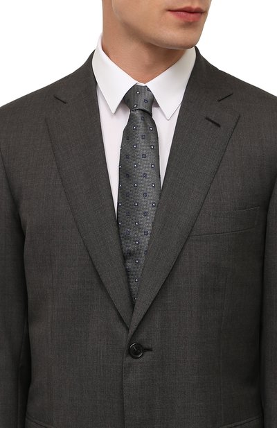 Шелковый галстук BRUNELLO CUCINELLI, арт. MM8910018, фото 2