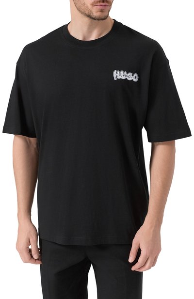 Хлопковая футболка HUGO BLUE, арт. 50549769, фото 3