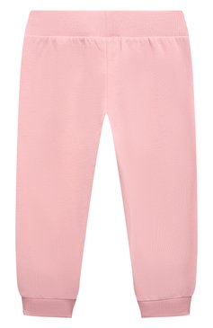 Детский комплект из свитшота и брюк MOSCHINO светло-розового цвета, арт. MMK039/LDA17 | Фото 5 (Случай: Повседневный; Материал сплава: Проставлено; Нос: Не проставлено; Материал внешний: Хлопок)