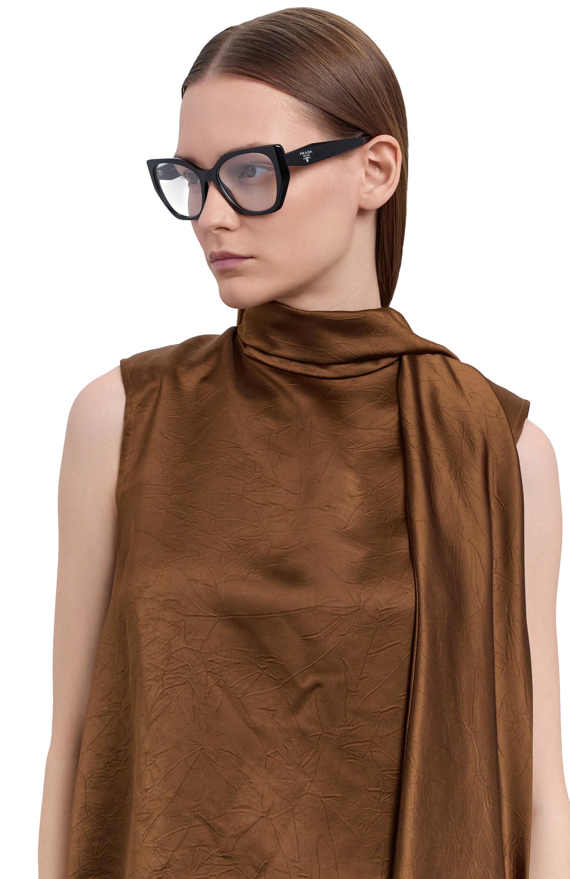 Оправа PRADA черного цвета по цене 47250 руб., арт. 18WV-1AB101, фото 2 Оправа PRADA, арт. 18WV-1AB101, фото 2