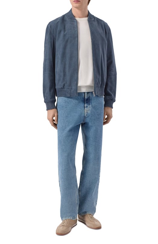 Кожаные кеды Sorbonne 12 STOREEZ 137607 Бежевый  137607 Фото 2