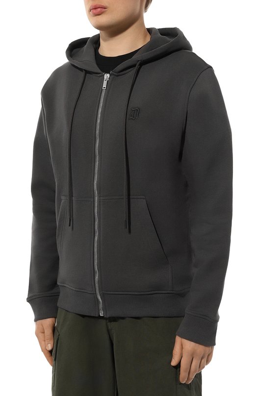 

Хлопковая толстовка Dondup, Серый