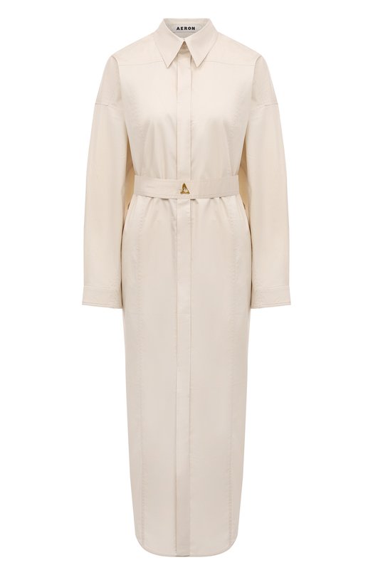 

Хлопковое платье AERON, Кремовый