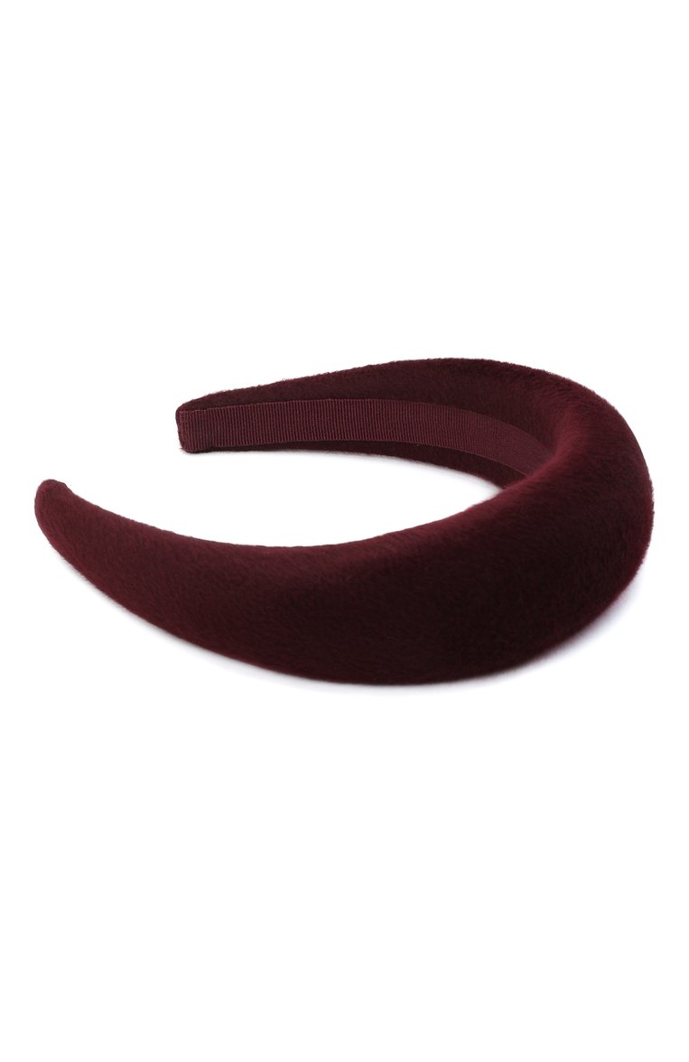 Женский ободок для волос FLOWER ME бордового цвета, арт. HAIRBAND-CM012010L | Фото 3 (Материал: Текстиль; Нос: Не проставлено; Региональные ограничения белый список (Axapta Mercury): Не проставлено)