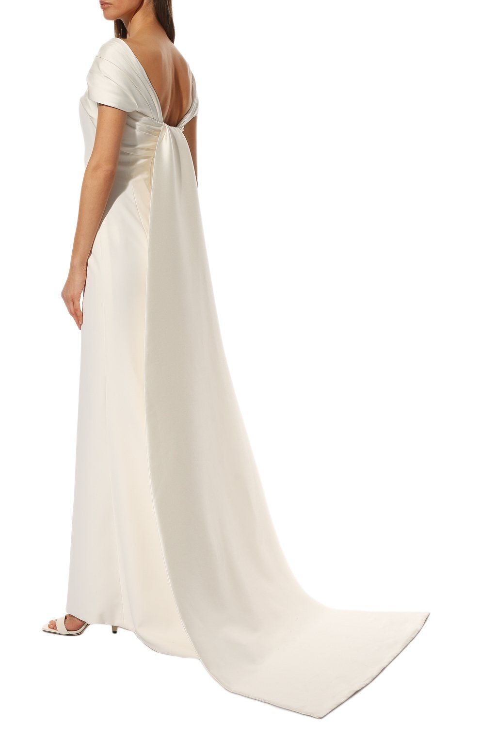 Атласное платье VIKTOR & ROLF MARIAGE молочного цвета по цене 635500 руб., арт. VRM287, фото 4 Атласное платье VIKTOR & ROLF MARIAGE, арт. VRM287, фото 4