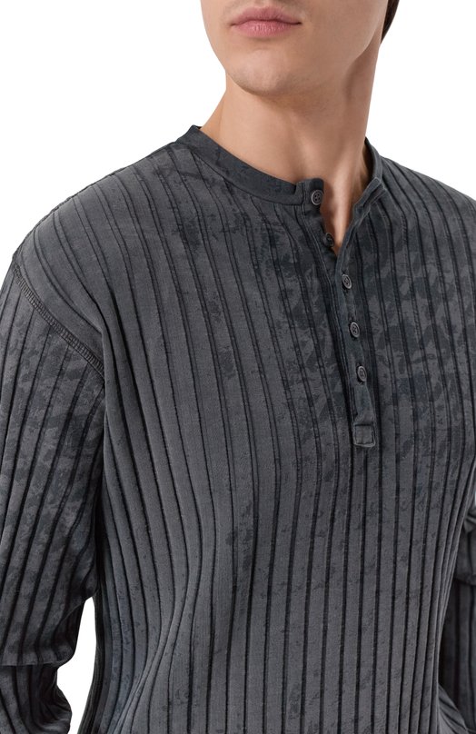 Хлопковый джемпер Diesel A21589/0QKBU Синий  A21589/0QKBU Фото 5