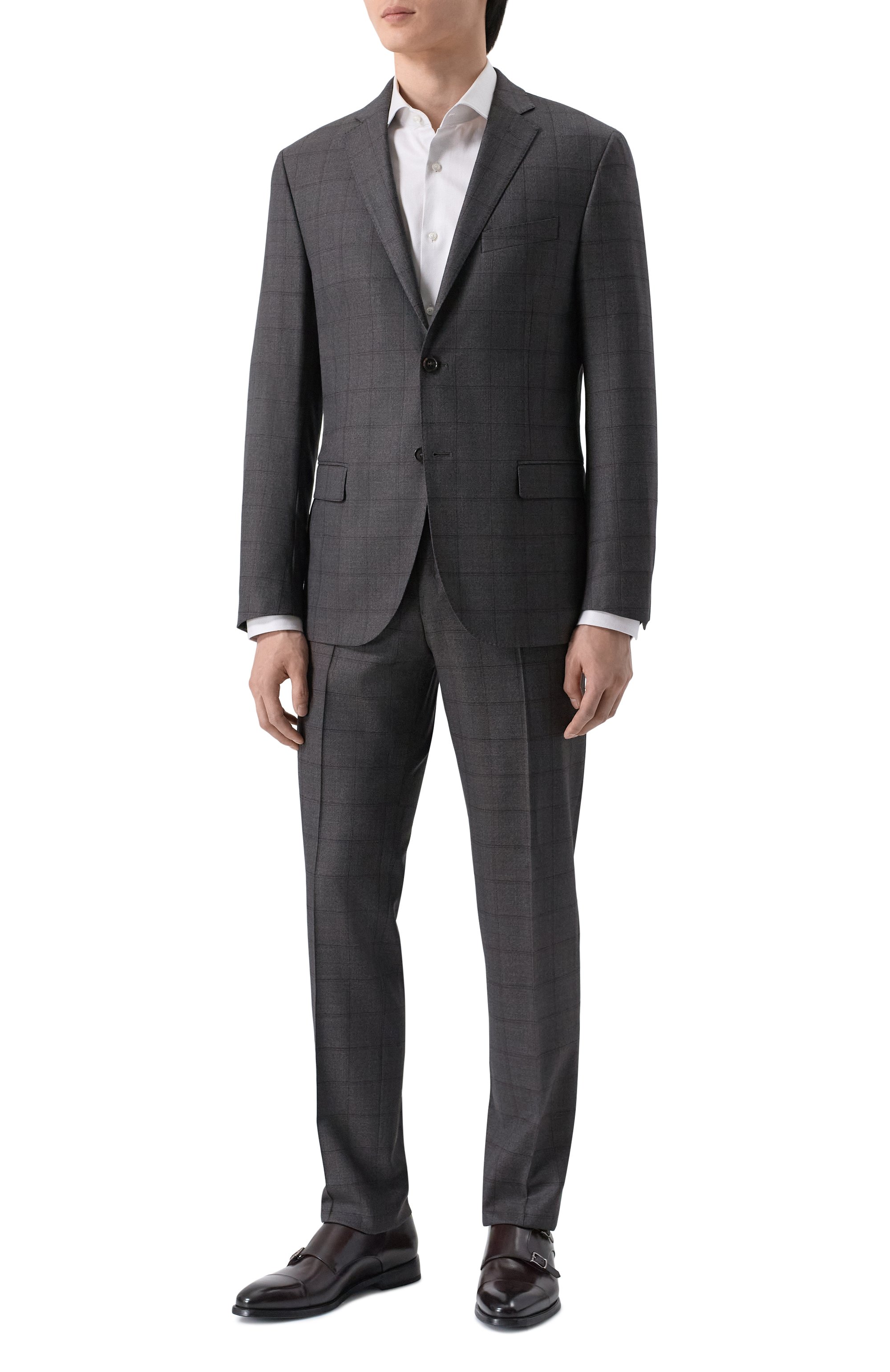 Кожаные монки BARRETT бордового цвета по цене 87300 руб., арт. 192U046.17/BETIS CREAM, фото 2 Кожаные монки BARRETT, арт. 192U046.17/BETIS CREAM, фото 2