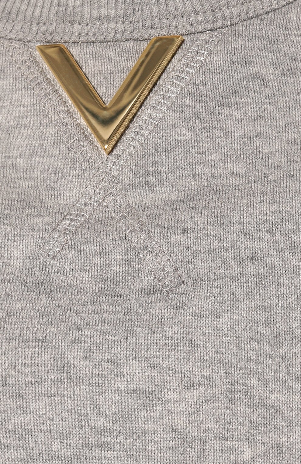 Хлопковый свитшот VALENTINO серого цвета по цене 134500 руб., арт. 5B3MF23F8PU, фото 5 Хлопковый свитшот VALENTINO, арт. 5B3MF23F8PU, фото 5