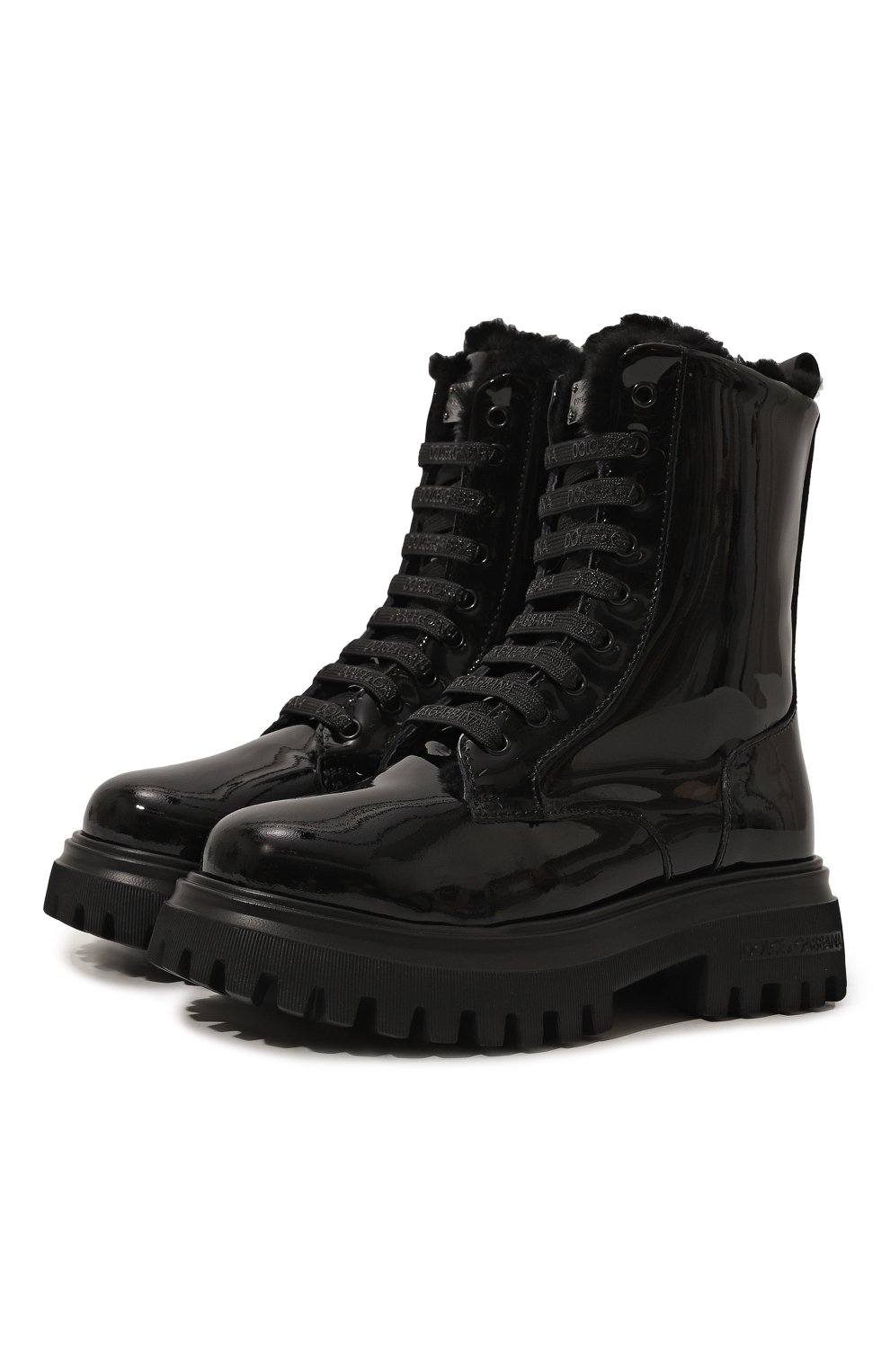 Кожаные ботинки DOLCE & GABBANA, арт. D11220/AB276, фото 1