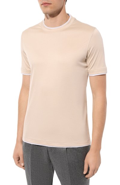 Хлопковая футболка BRUNELLO CUCINELLI, арт. M0T617427, фото 3