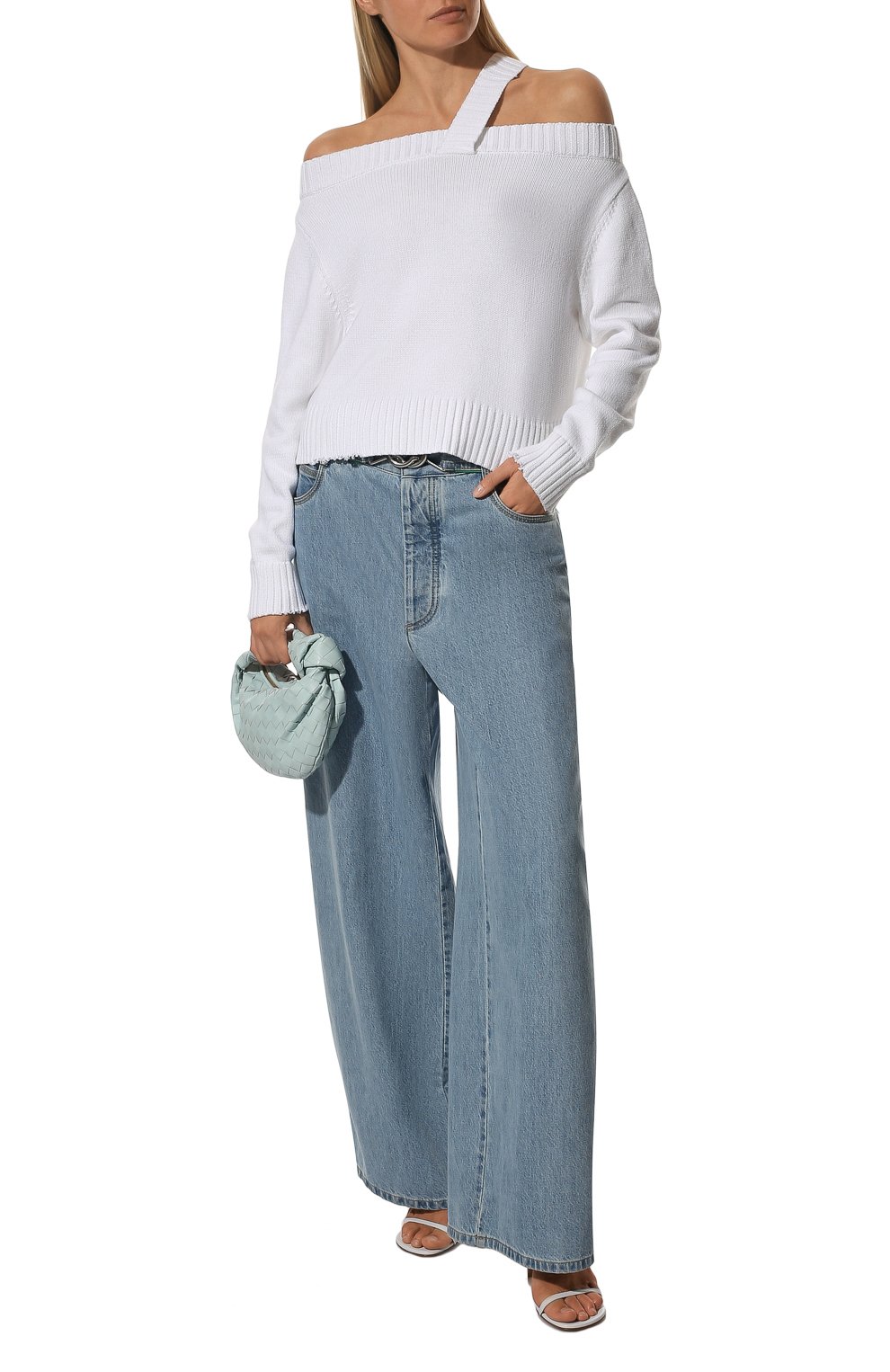 Хлопковый пуловер RTA, арт. WU969-7000WHIT, фото 2